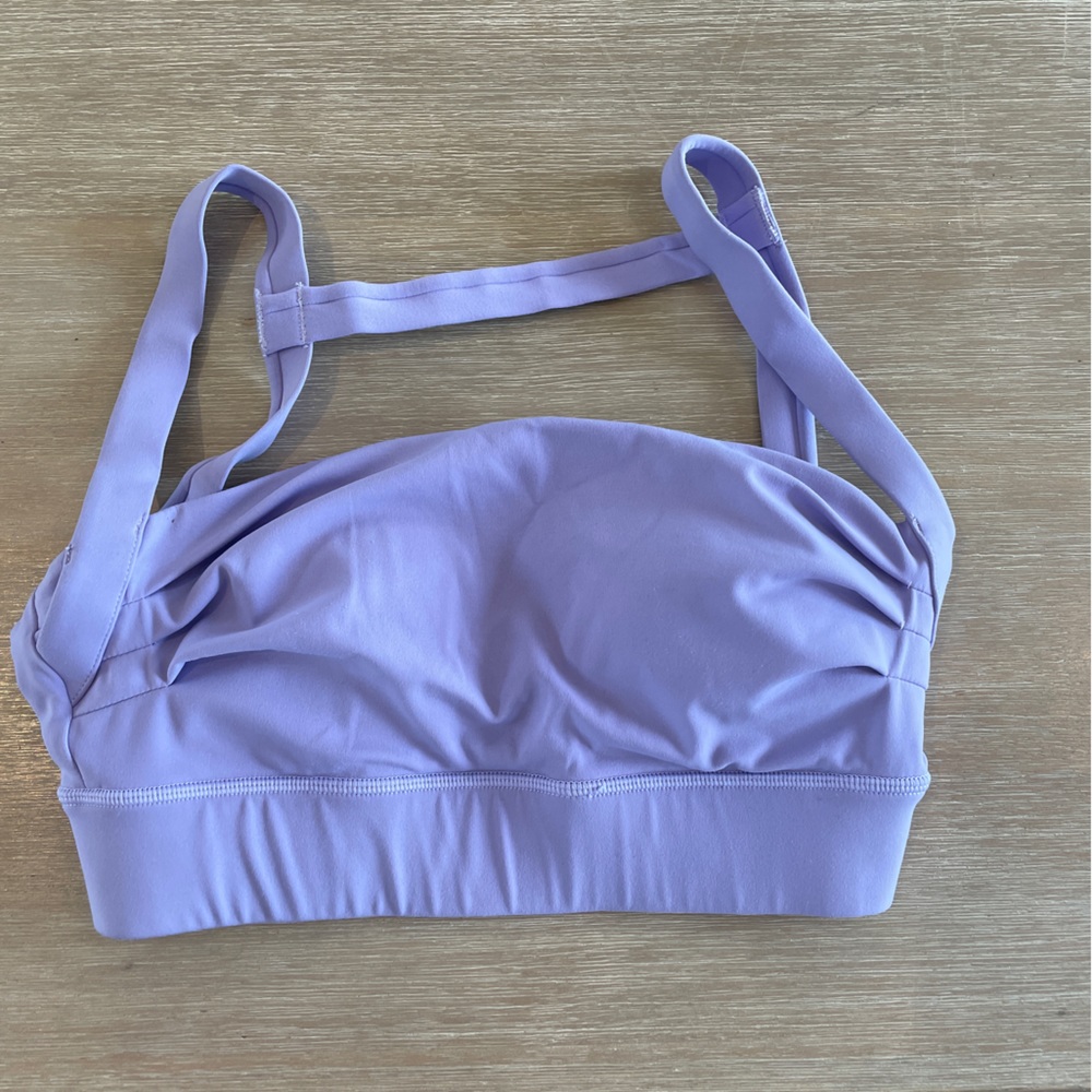 Aoxjox Women's Workout Sports Bras Fitness Square Neck Balcony Open Back Bra